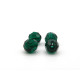 8 mm (0.3 inch) Czech Superior Crystals MC Round Faceted Beads - Emerald Green (6 pc.)