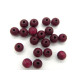 7 mm runde Holzperlen in Juwelierqualität - Rot-Rosa (40 Perlen)