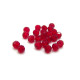 4 mm Czech MC Round Faceted Crystal Beads - Siam Red (12 Pc.)