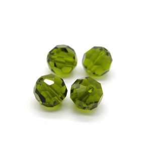 8 mm Czech MC Round Faceted Crystal Beads - Olivin... 8 mm Czech MC Round Faceted Crystal Beads - Olivin...