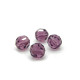 6 mm Czech MC Round Faceted Crystal Beads - Amethyst Purple (12 pc)