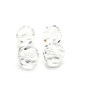 8 mm Czech MC Round Faceted Crystal Beads - Crysta...