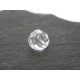 8 mm Tschechische Runde Facettierte Kristallperlen - Cristal - Kristall-Klar (6 Stk.)