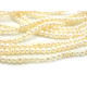 4 x 5 mm Potato-Shaped, Irregular Round Pearls, Freshwater Cultured Pearls - White - 1 Strand or 20 Pearls