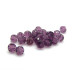 4 mm Czech MC Round Faceted Crystal Beads - Amethyst Purple (12 Pc.)