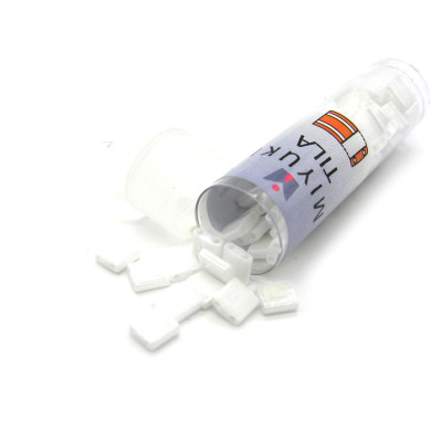 5 mm Japanische Miyuki Tila - 2-Loch Quadratische Perlen - 7,2 g Fläschchen - ca. 85 Perlen - Pearl White - TL 471