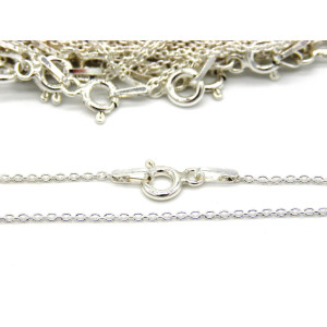 5.5 inch (14 cm) Sterling Silver 925 Fine Trace Ch...