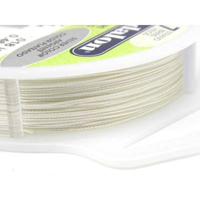 0.46 mm (.018 inch) Beadalon 7-Strand Nylon-Coated Stainless Steel Beading Wire - 9.2 m (30 ft) - Silver