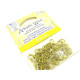 Artistic Wire 5.56 mm (I.D. 7/32 Inch) x 1 mm (18 GA) Non-Tarnish Brass Chain Maille Jump Rings - Silver or Gold Plated