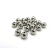 8 mm Medium-Sized Solid Round Surgical Stainless Steel Beads - 1.5 mm Hole - Silver Tone (10 pc.) 8 mm Medium-Sized Solid Round Surgical Stainless Steel Beads - 1.5 mm Hole - Silver Tone (10 pc.)