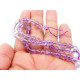 Runde facettierte Amethystperlen 6 mm - 1 Strang mit 77 Perlen oder oder 10 lose Perlen