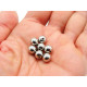 8 mm Medium-Sized Solid Round Surgical Stainless Steel Beads - 1.5 mm Hole - Silver Tone (10 pc.) 8 mm Medium-Sized Solid Round Surgical Stainless Steel Beads - 1.5 mm Hole - Silver Tone (10 pc.)