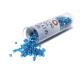 11/0 (1.6 x 1.3 mm) Miyuki Delica Japanese Seed Beads, Cylindrical Seed Beads - Aquamarine lined Dyed - DB 149 - 7.2 g Vial