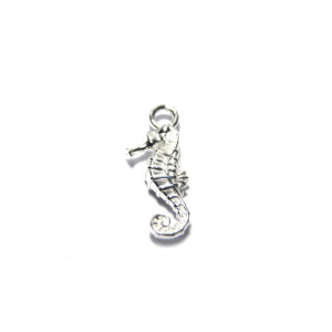 16 mm Large 925 Sterling Silver 3D Seahorse Charm ...