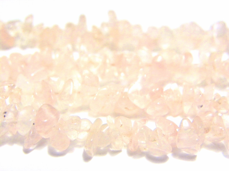 3 to 6 mm Rose Quartz Chips, Real Gemstone Chip Beads - 90 cm (36 inch) Strand 3 to 6 mm Rose Quartz Chips, Real Gemstone Chip Beads - 90 cm (36 inch) Strand