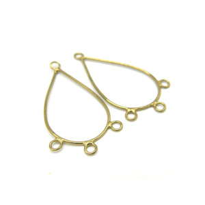 43 x 22 mm (1.7 x 0.9 Inch) Brass Earring Teardrop... 43 x 22 mm (1.7 x 0.9 Inch) Brass Earring Teardrop...