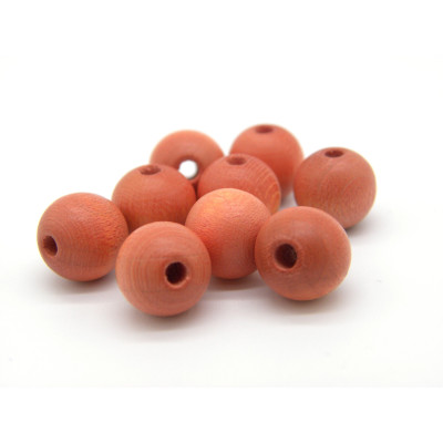 10 mm (0.4 Inch) Round Wooden Beads - Jewellery-Quality- Light Brown - 20 Beads