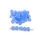 6 mm Small Czech Pressed Glass Heart Beads - Light Sapphire Blue (20 Pc)