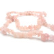Rosenquarz-Chips, Edelstein-Chip-Perlen 4 - 8 mm - 86 cm Strang