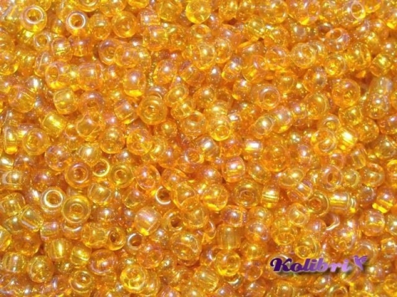 Rocailles 11/0 (2 mm) - Hell Topas AB transparent - 15 gr od. 50 gr