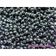 10 gr  Miyuki runde Perlen 11/0 (2 mm) - Black Opaque - Farbnr. 401
