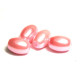 11 x 8 mm Large Oval Faux Pearls, Glass Wax Beads, Renaissance Pearls  - Pink - 20 pc