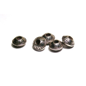 11 mm (0.43 Inch) Metallised Tunisian Style Plasti... 11 mm (0.43 Inch) Metallised Tunisian Style Plasti...