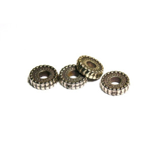 10 mm Large Round Corrugated Metallised Plastic Wa... 10 mm Large Round Corrugated Metallised Plastic Wa...