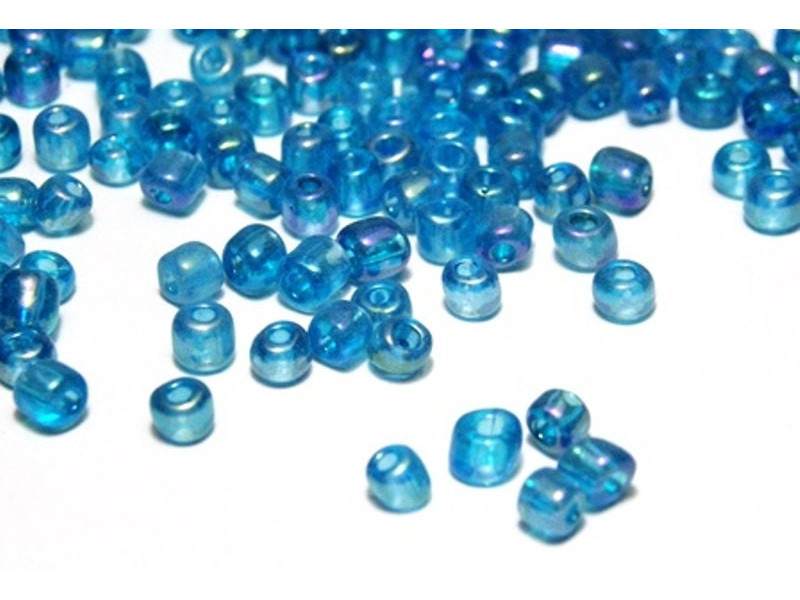 6/0 (4 mm) Rocailles - Aquamarine AB