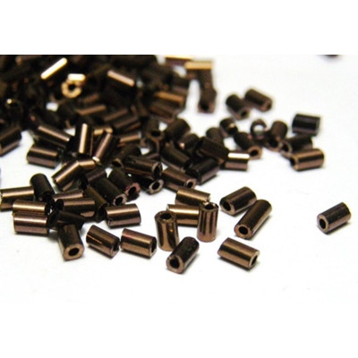 3mm Bugle Beads - Bronze - 15 g or 40 g