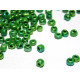 6/0 (4 mm) Rocailles - Grün Opak AB Gelüstert
