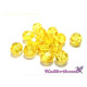 6 mm Rare Swarovski® Crystal 5000 Faceted Round Beads (10 pc.) - Light Topaz - Genuine Austrian Crystal