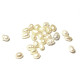 4 - 6 mm Baroque Irregular Rice-shaped Freshwater Cultured Pearls - White (20 Pearls)