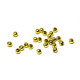 2.4 mm Small Round Metal Filler Beads - 100 Pc.