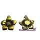 16 mm Vintage Flower Metal Charm, Flower Alloy Pendant - Antique Gold or Antique Silver - 2 pc