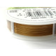 0.30 mm (.012 inch) Beadalon 7-Strand Nylon-Coated Stainless Steel Beading Wire - 9.2 m (30 ft) Satin Gold 0.30 mm (.012 inch) Beadalon 7-Strand Nylon-Coated Stainless Steel Beading Wire - 9.2 m (30 ft) Satin Gold
