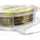 Beadalon Artistic Wire Schmuckdraht - 0,8 mm x 14 m (20 GA) - Antikmessing mit Anlaufschutz
