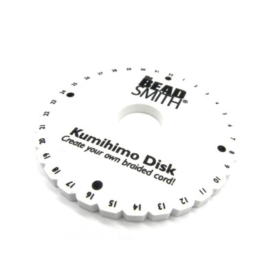 15 cm (6 in) The Bead Smith Large Kumihimo Braiding Disk