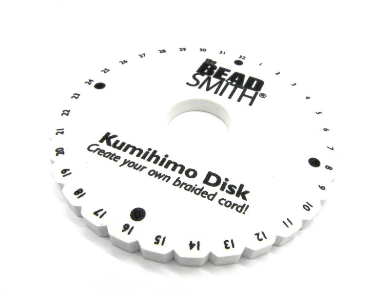 15 cm (6 in) The Bead Smith Large Kumihimo Braiding Disk