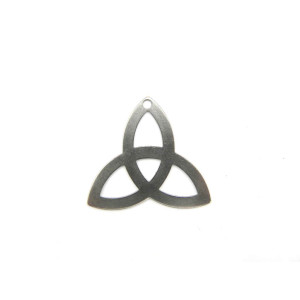 26 mm Stainless Steel Trinity Knot/Triquetra, Iris... 26 mm Stainless Steel Trinity Knot/Triquetra, Iris...