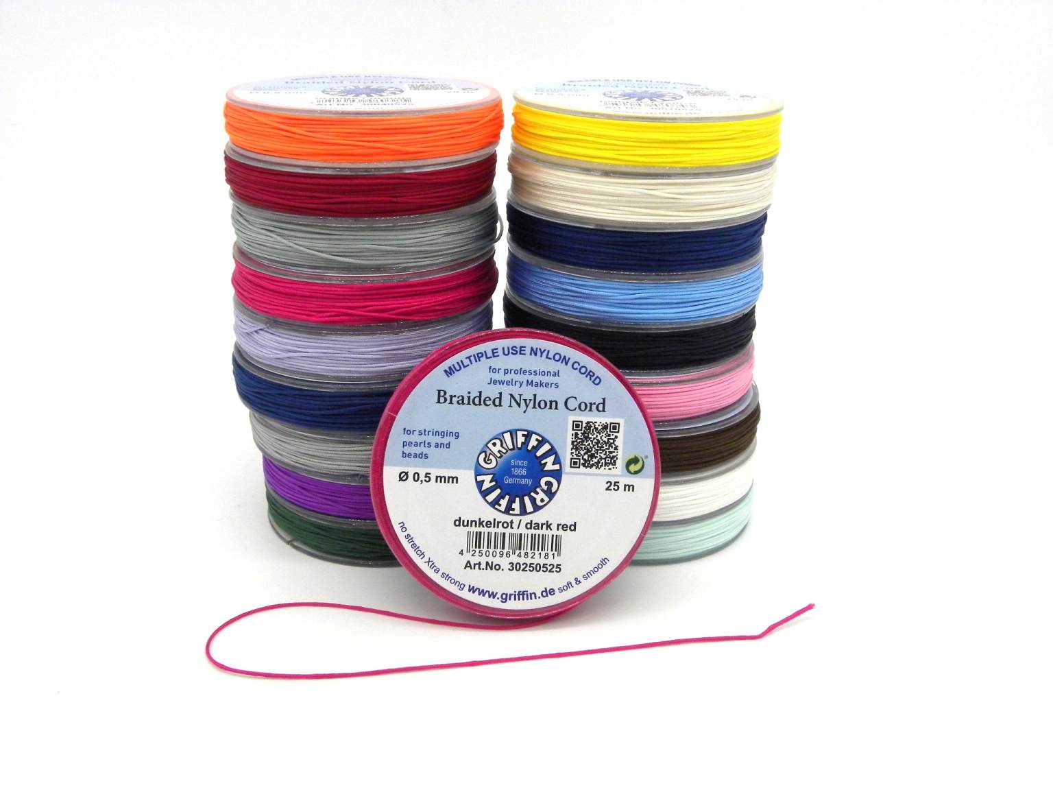 mm Inch) Griffin Professional Braided Nylon Cord for